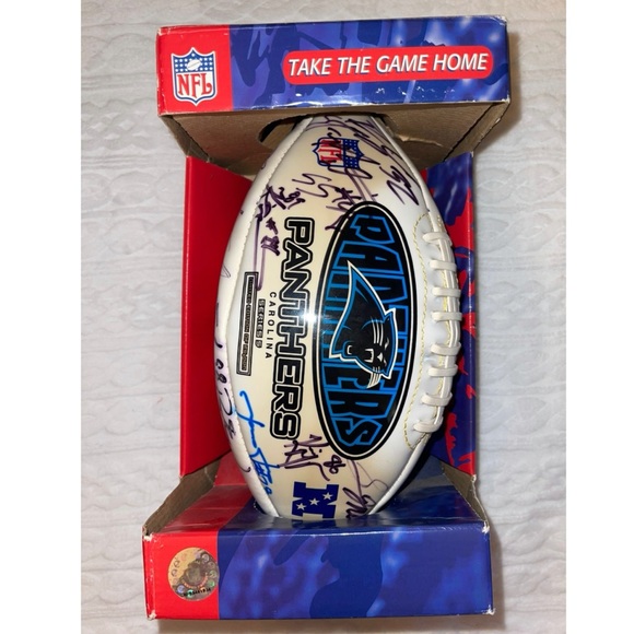 NFL Other - White NFL Carolina Panthers Signed Football 💙